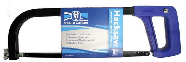 SPEAR & JACKSON - HACKSAW - SQUARE TUBE - POLY GRIP 